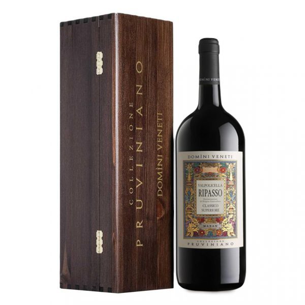 sticla de vin de1,5 litrii amarone in cutie ripasto-magnum-1-5-liters-amarone-della-valpolicella-classico-collezione-pruviniano-docg-in-wooden-box